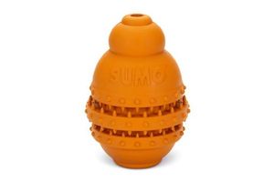 Beeztees sumo play dental - hondenspeelgoed - oranje - l - 10x10x15 cm