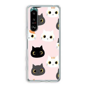Katten: Sony Xperia 5 III Transparant Hoesje