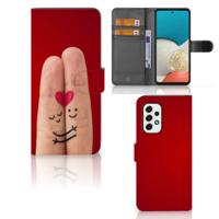 Samsung Galaxy A53 | Wallet Case | met Pasjes | Liefde - Origineel Romantisch Cadeau