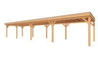 Buitenverblijf SUBLIME Plat dak - 1400x350 cm- Plat dak- - YARD Outdoor