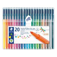 Kleurstift Staedtler 323 Triplus color à 20 kleuren