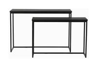 Light & Living Sidetable 'Bryson' Set van 2 stuks, kleur Zwart Light & Living Sidetable 'Bryson' Set van 2 stuks, kleur Zwart