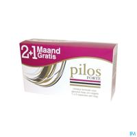 Pilos Forte Voedingssupplement Haar en Nagels 2+1 Maand Gratis 180 Tabletten