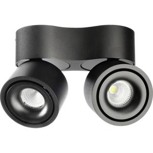 Deko Light 348236 Uni II Mini Double Plafondopbouwarmatuur LED 21.0 W Zwart