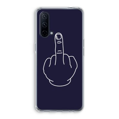F**k U: OnePlus Nord CE 5G Transparant Hoesje