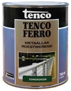 Ferro donkergroen 0,75l verf/beits - tenco