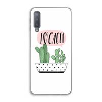 I love cacti: Samsung Galaxy A7 (2018) Transparant Hoesje