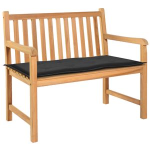 VidaXL Tuinbankkussen 100x50x4 cm oxford stof zwart