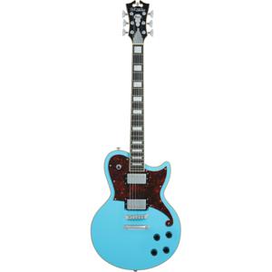 D'Angelico Premier Brandon Niederauer Atlantic Sonic Blue elektrische gitaar met gigbag