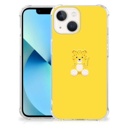 iPhone 13 mini Stevig | Bumper Hoesje | Baby Leopard iPhone 13 mini Stevig | Bumper Hoesje | Baby Leopard