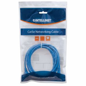 Intellinet 342599 RJ45 Netwerkkabel, patchkabel CAT 6 U/UTP 2.00 m Blauw 1 stuk(s)