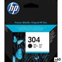 Originele inkt cartridge HP DESKJET 3720 - Nº304 Zwart (60 Stuks)