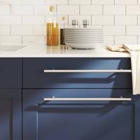 VidaXL Handvatten 5 st 320 mm roestvrij staal zilverkleurig