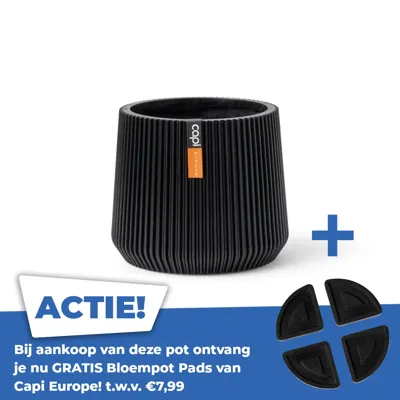 Sandbag groove d10h9cm zwart