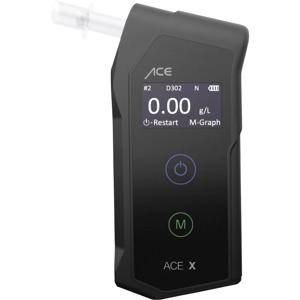 ACE X Alcoholtester Zwart 0.0 tot 5 ‰ Incl. display