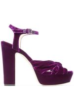 Jimmy Choo sandales Heloise 120 mm à plateforme - Violet - thumbnail