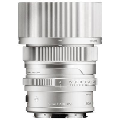 SIGMA 50mm f/2 DG Contemporary L-mount - Zilver