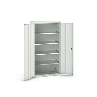 Bott Verso Systeemkast | 1050x550x2000mm | 4 Legborden | 2 Deuren | RAL 7035 - 16926267.16