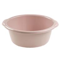 Plasticforte teiltje/afwasbak rond - 10 liter - taupe - kunststof - 40 x 38 x 15 cm