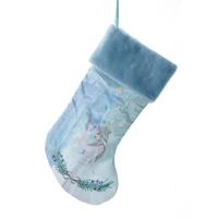 Kerstsok frozen elsa blauw l48cm - Kurt s adler