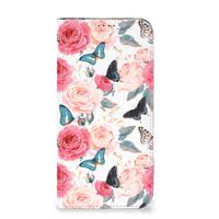 iPhone 16 Plus Smart Cover Butterfly Roses