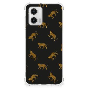 Case Anti-shock voor Motorola Moto G73 Leopards