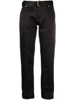 TOM FORD pantalon duchesse-satiné en soie - Noir - thumbnail