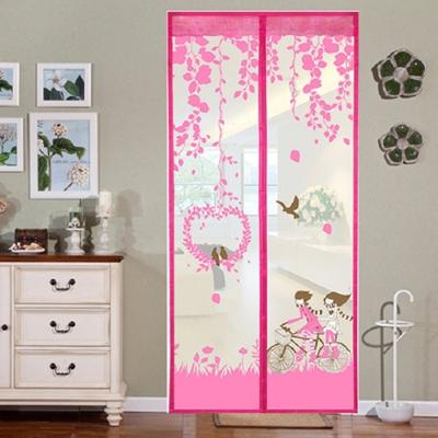 Zomer anti-Mosquit gordijn encryptie magnetische scherm grootte: 100x210cm (roze)