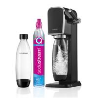 Sodastream ART Starterpack incl. 1l.Fles + Quick Connect Cilinder Waterkan Zwart