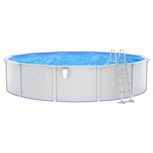 vidaXL Zwembad met veiligheidsladder 550x120 cm