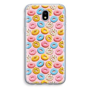 Pink donuts: Samsung Galaxy J5 (2017) Transparant Hoesje
