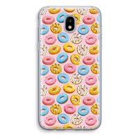 Pink donuts: Samsung Galaxy J5 (2017) Transparant Hoesje