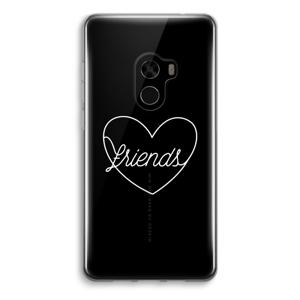 Friends heart pastel: Xiaomi Mi Mix 2 Transparant Hoesje