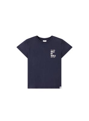 Kids Knitted Oval ALIX T-Shirt Dark Blue