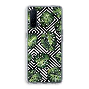 Geometrische jungle: OnePlus Nord CE 5G Transparant Hoesje