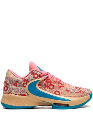 Nike baskets Zoom Freak 4 'Letter Bro' - Rose