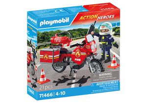 PLAYMOBIL Action Heroes - Brandweer op de plaats van het ongeval constructiespeelgoed 71466