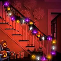 3m-20leds halloween decoratieve lichtslinger pompoen spook vleermuis element trap slaapkamer binnen en buiten halloween sfeer decoratieve lichtslinger Lightinthebox