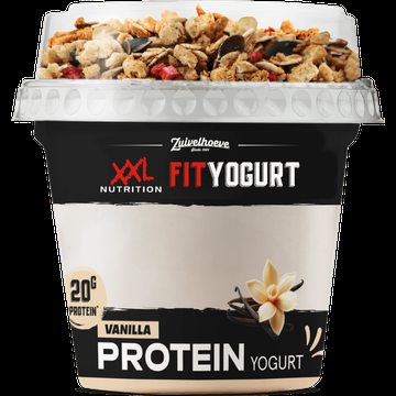 XXL FIT Yoghurt Granola Vanille 200g bij Jumbo