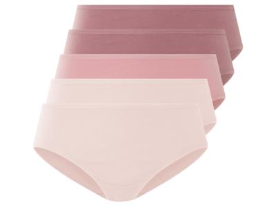 esmara 5 Dames hipsters (lichtroze/roze/donkerroze, XS (32/34))