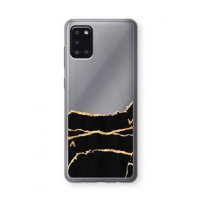 Gouden marmer: Samsung Galaxy A31 Transparant Hoesje