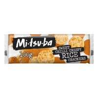 Mitsuba Sweet chilli crispy rice crackers 100 gram