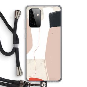 Lava: Samsung Galaxy A72 5G Transparant Hoesje met koord
