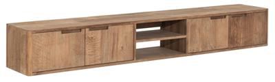 DTP Home Hangend TV-meubel 'Bliss' Teakhout, 210cm