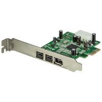 StarTech.com 3-poort 2b 1a 1394 PCI Express FireWire Adapterkaart