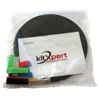 KitXpert Beglazingsset 4x9mm 20m Grijs / Zwart KitXpert Beglazingsset 4x9mm 20m Grijs / Zwart