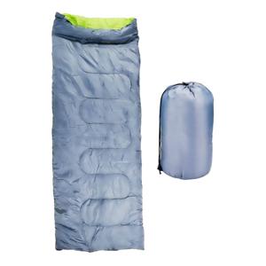 Camp Active Slaapzak Volwassenen - Zomerslaapzak voor 5°C tot 10°C - 190 x 72 cm - Grijs/Geel