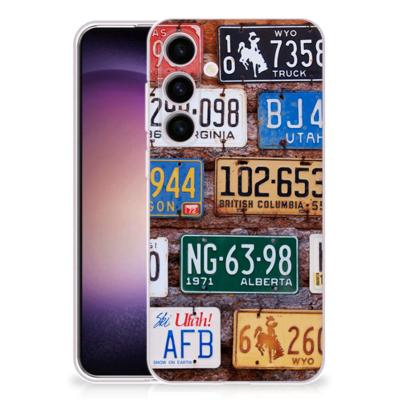 Samsung Galaxy S24 | Siliconen hoesje | met foto Kentekenplaten