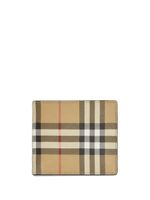 Burberry portefeuille pliant à motif Vintage Check - Tons neutres