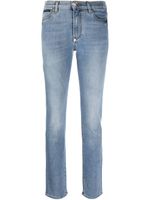 Philipp Plein jean slim à taille mi-haute - Bleu